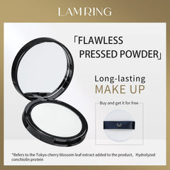LAMRING Face Powder, Translucent Extra Coverage, Minimizes Pores Perfects Skin Oil Control No Sebum Powder