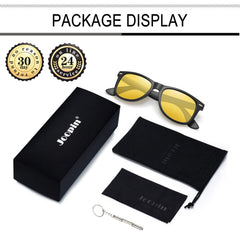 Joopin Polarized Sunglasses Men Women, Classic Square Sun Glasses 100% UV Protection Driving Fishing