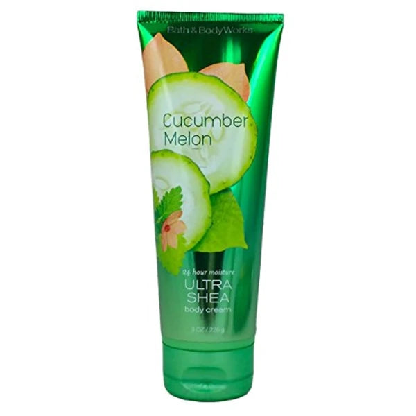 Bath & Body Works Signature Collection Cucumber Melon Body Cream, 8 oz, new style