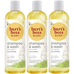 Burt’s Bees Baby Shampoo & Wash, Calming, 12 Ounces (Pack of 3) (Packaging May Vary)