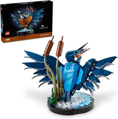 LEGO Icons Kingfisher Bird Set, Model Building Kit for Adults to Build with Water Setting Display Stand, Great Home and Office Desk Décor, Valentine's Day Gifts for Women, Men, Her or Him, 10331