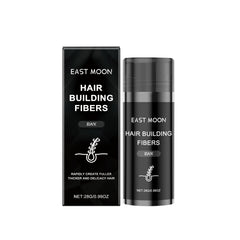 Keratin Hair Building Fibers, Black Hair Powder for Thinning Hair, Salon-Grade Thickening Fibers for Women & Men, Natural-Looking Coverage