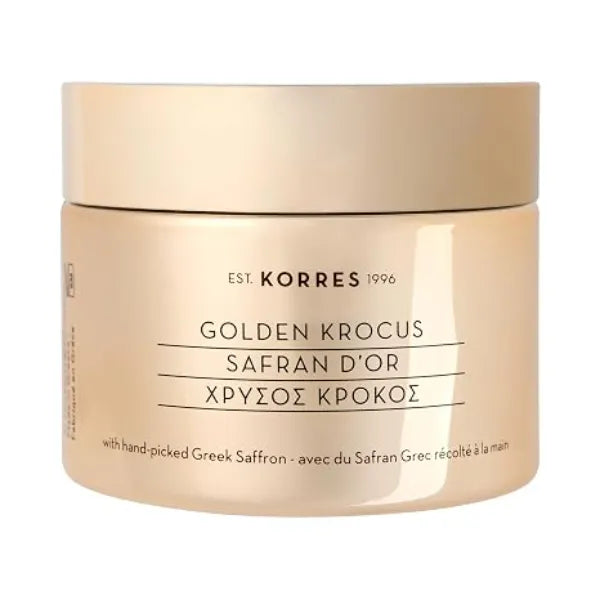 KORRES Golden Krocus Hydra-Filler Plumping Cream, for Women & Men 1.69 FlOz