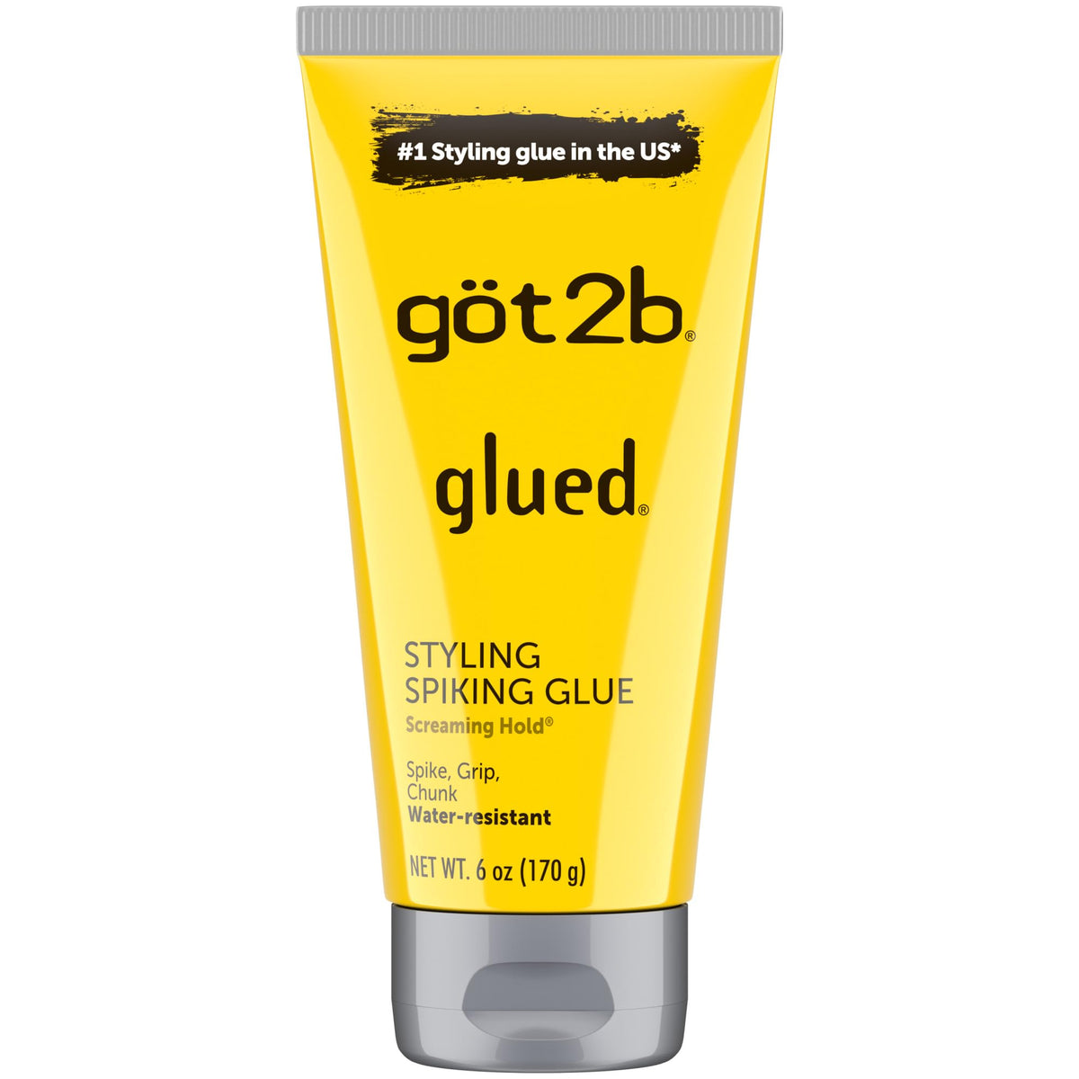 Got2B Glued Spiking Glue, Styling, Original, Shape & Hold, Firm Humidity Resistant - 6 oz (170g)