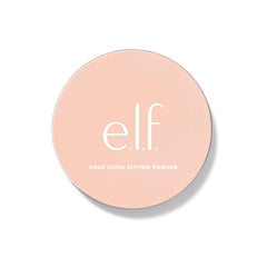 e.l.f. e.l.f, Halo Glow Setting Powder, Silky, Weightless, Blurring, Smooths, Minimizes Pores and Fine Lines, Creates Soft Focus Effect, Medium, Semi-Matte Finish 6.8g