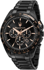 Maserati Traguardo 45 MM Chronograph Men's Watch - Black