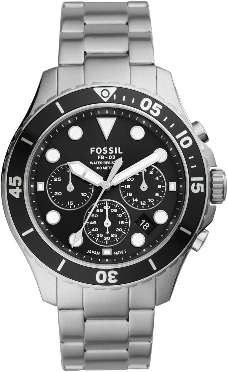 Fossil Men's FB-03 Stainless Steel Casual Quartz Watch - FS5725