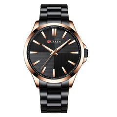 CURREN 8322 Man Watch Man Sport Watch Man Waterproof Outdoor Wristwatch Man Watch Man Quartz Watch Business Watch Male Watch for Men - Black