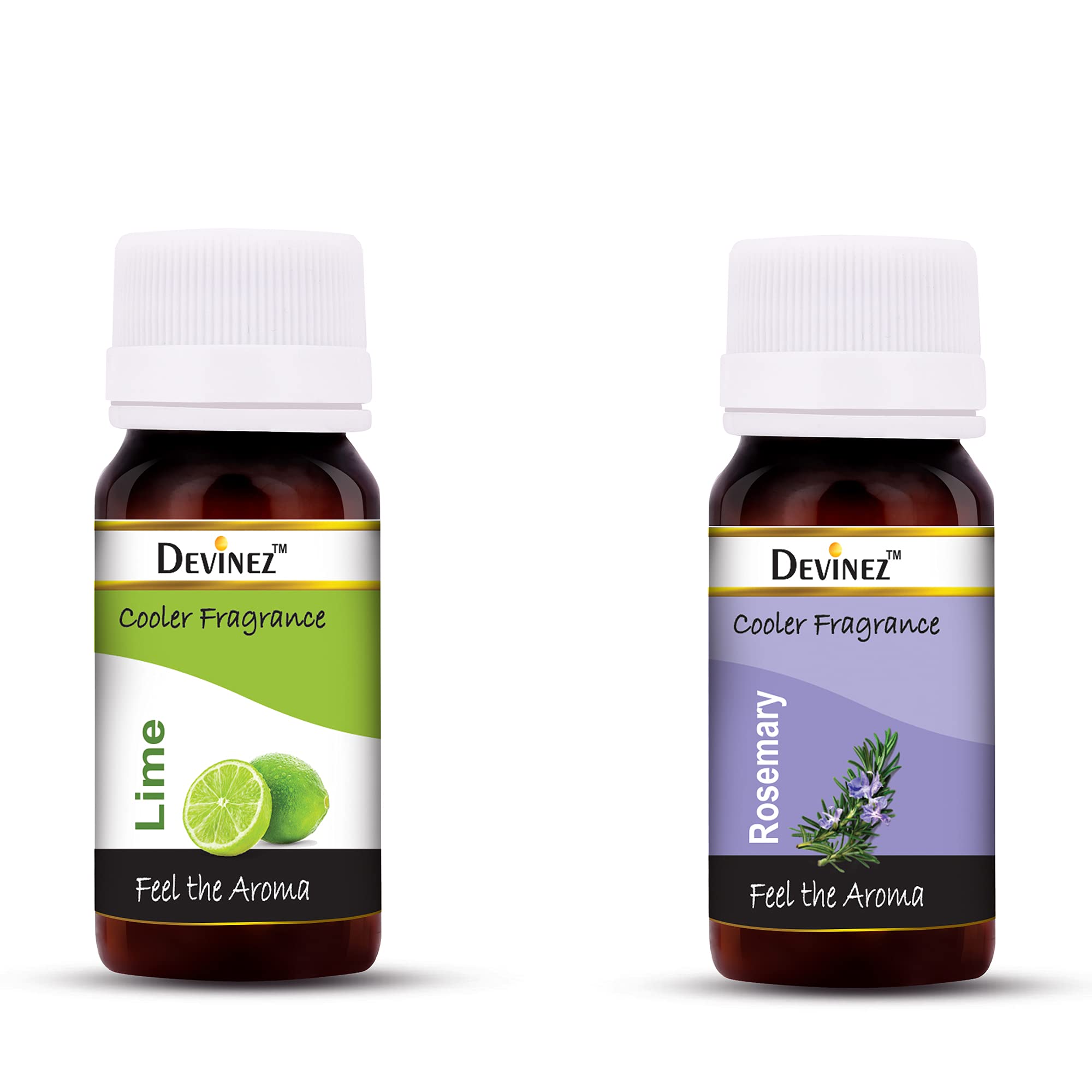 Devinez Lime and Rosemary Cooler Perfume, 60ml Each (Multicolour)