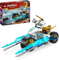 LEGO NINJAGO Zane’s Ice Motorcycle Toy for 7 Plus Year Old Boys & Girls, Dragons Rising Motorbike Set with a Zane Character Minifigure, Ninja Adventure Playset, Small Vehicle Gift for Kids 71816