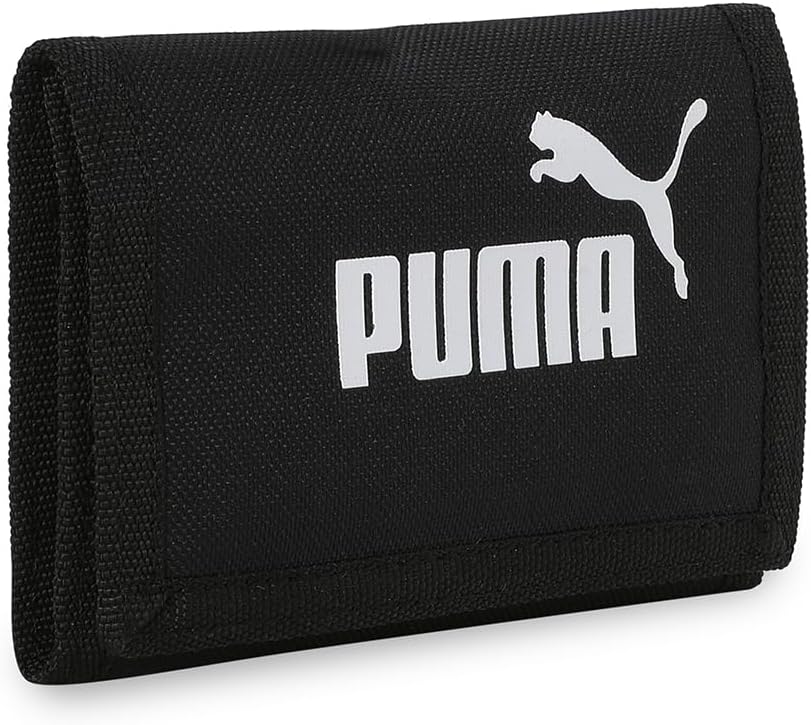 PUMA Women's Phase Wallet, Standard Size - Black/White