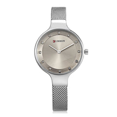 CURREN Original Women's Girls Sports Waterproof Stainless Steel Quartz Wrist Watch 9008