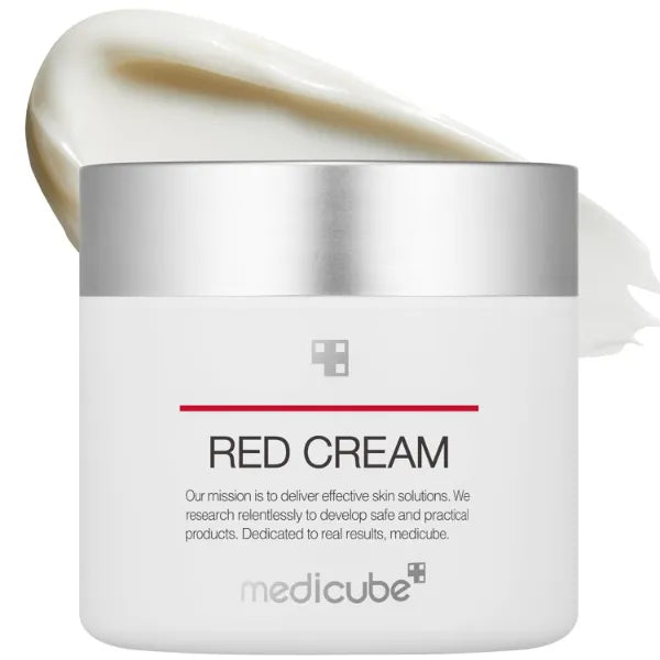 medicube Red Cream 2.0 Low-irritating formula for trouble-prone skin | Soothing and relieving Formulated with BHA, Niacinamide & Adenosine, Non-comedogenic, Korean skincare (1.69fl.oz.)