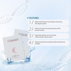 Derma Roller Face Microneedling Professional Repair Cool Sheet Mask Acne Healing Patch - Instant Hydration, Soothing, Cooling, Post-Treatment, Post Microneedling, Reduce Redness and Stinging Feeling