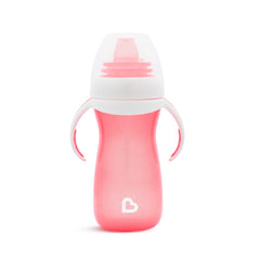 Munchkin Gentle Transition Toddler Milk Bottle. BPA Free Non Spill Cup, Dishwasher Safe, Leakproof Cups for 9+ Months. Toddler Water Bottle, Baby Sippy Cup with Handles & Lids - 10oz/296ml, 2 Pack