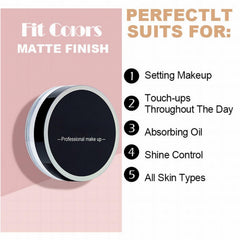 Loose Face Powder, Setting Powder For Soft-Focus Finish, Silky, Weightless, Blurring, Smooths, Minimizes Pores and Fine Lines, Semi-Matte Finish