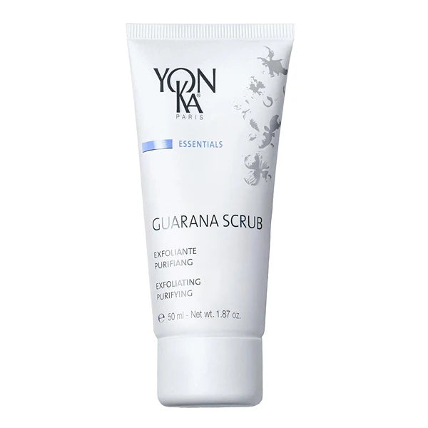 Yonka Guarana Scrub | Gentle Exfoliating Face Cleanser with Rice Bran & Guarana Seed | Smooths Pores, Detoxifies & Revives Complexion | For Sensitive & Acne-Prone Skin | 1.87 fl oz