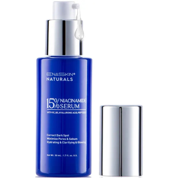 Enaskin Naturals Niacinamide Serum for Face – Dark Spot Corrector, Pore Minimizer, Oil & Blemish Control, Brightening & Hydrating with Vitamin C – 1.7 Fl Oz