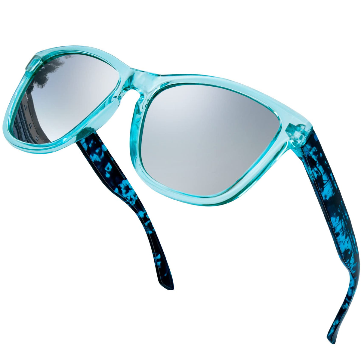 KANASTAL Polarized Sunglasses for Women, Classic Square Mens Sun Glasses, Lightweight Shades for Womens Outdoor 100% UV400 Protection Driving Fishing Golf Outdoor Activities