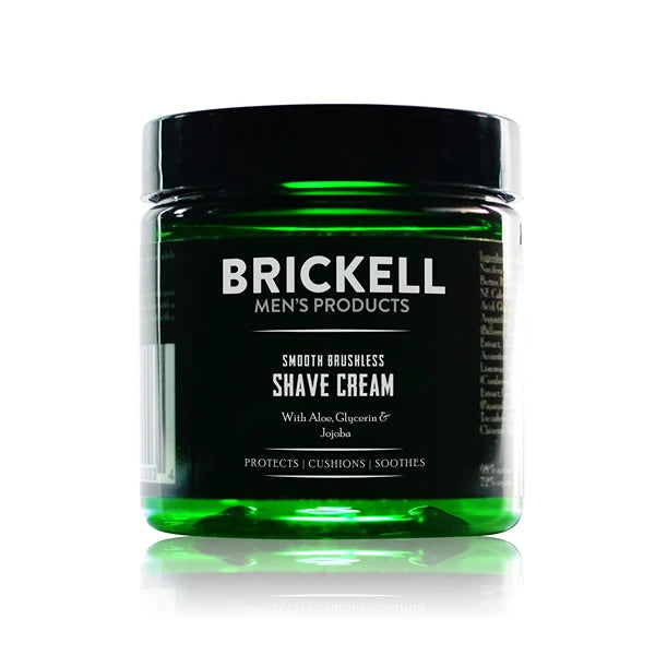 Brickell Men’s Smooth Brushless Shave Routine - Shave Butter & Aftershave - Natural & Organic