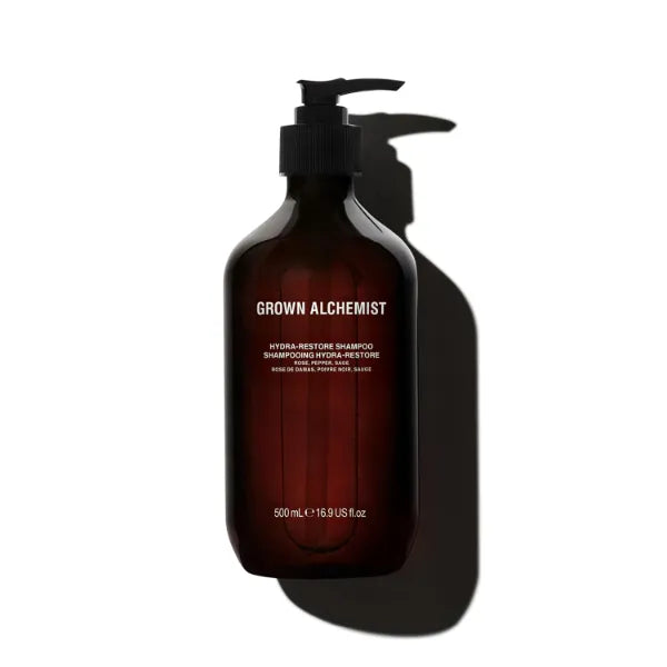 Grown Alchemist Hydra-Restore Shampoo | Sulfate-Free, Rose & Sage, 500 ml