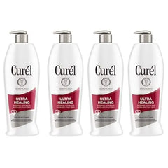 Curel Ultra Healing Intensive Lotion for Extra Dry, Tight Skin, 20 Ounces (Pack of 4)
