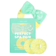 I DEW CARE Face Wash Headband & Scrunchie Set Perfect Spa Pair Adorable Design, Washing & Cleansing, Makeup and Spa, Quick Dry, Soft & Fuzzy, Non Slip, Teen Girls Stuff