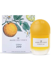 Mark Des Vince Citrus 200 Concentrated Perfume for Men Women Long Lasting Parfum Fragrance For Unisex, 15ml