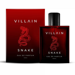 Villain Snake Perfume for Men, Eau De Parfum (EDP) -100ml, Premium Strong, Smoky, and Masculine Fragrance for Men, Best Gift for Men, Amberwood, Oakmoss, Patchouli, and Vetiver