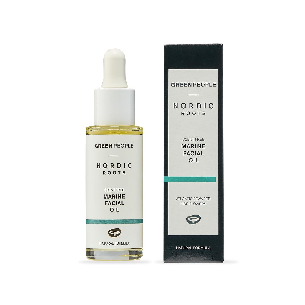 Green People Nordic Roots Marine Facial Oil With Vitamin E, Collagen Boosting, Vegan, Organic & Cruelty Free, 28ml