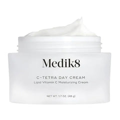Medik8 C Tetra Day Cream Lipid Vitamin C Face Cream Hydrates, Smoothens and Brightens Luminous and Lightweight Face Moisturizer 1.7 oz