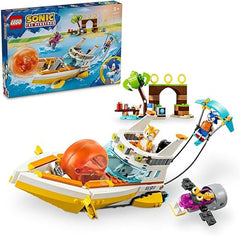 LEGO Sonic the Hedgehog Tails’ Adventure Boat Collectible Interactive Toy for 8 Plus Year Old Kids, Boys & Girls, Playset with Video Game Characters and Water Skis, Gamer Gift 76997