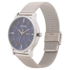 Sonata KnotMen Watch - 77105SM04, Steel Colour