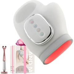 Stellamist Hand Massager with Heat and Compression, Cordless Hand Massager, Finger Massager, 3 Massage 4 Temperatures 5 Compression Models, Ideal Gift for Women, Men