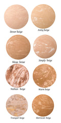 Ageless Derma Mineral Makeup Baked Foundation- Vegan and Gluten Free (Moroccan Beige)