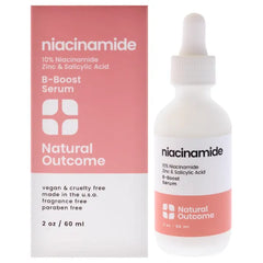 Natural Outcome Niacinamide B-Boost Serum by Natural Outcome for Women - 2 oz Serum