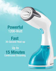 BEAUTURAL Handheld Garment Steamer with Removable Water Tank (1200W,260ml Tank)