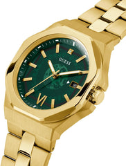GUESS Men's 42mm Watch - Black Strap Black Dial Black Case