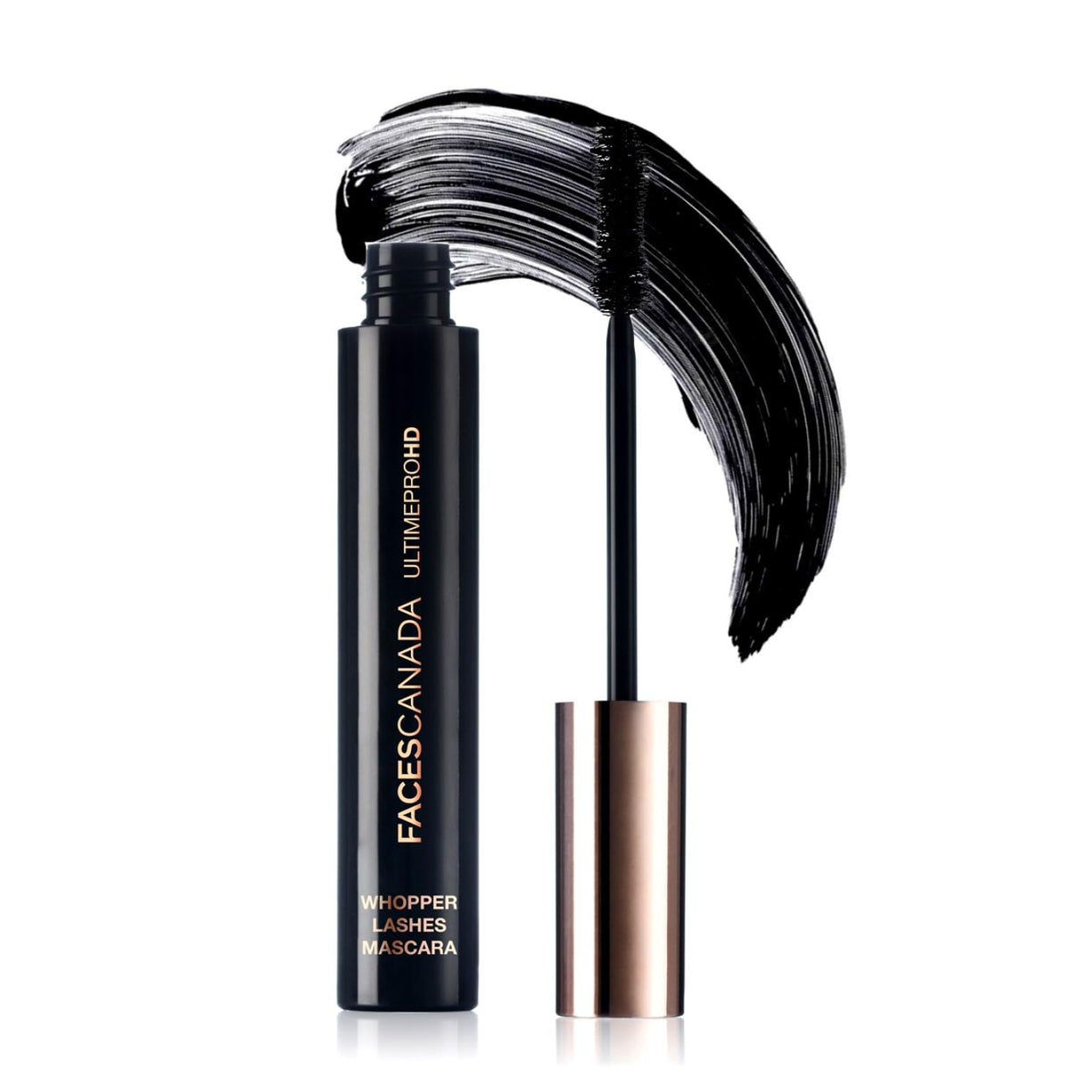 FACESCANADA Ultime Pro Hd Whopper Lashes Black Mascara For Women, Smudge-proof, Long-lasting Waterproof Formula - Easy Application, Dramatic Eye Lengthening & Strengthening Lash Makeup (12 ML)