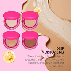 Peptide Bounce Foundation - Peptide Bounce Balm Foundation, For Mature Skin, All Skin Types– Vegan, Natural, Medium Buildable Coverage, Blur Fine Lines, Smooths Texture (Light- Medium)