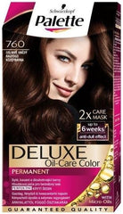 Palette Deluxe Permanent Hair Dye 760 Dazzling Brown - 180 g