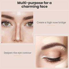 NALACAL Contour Highlighter Stick with Brush -Bronzer Pen, Waterproof, Longwear Makeup