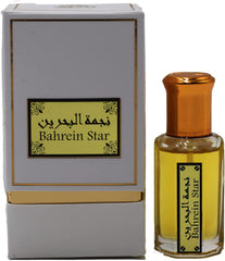 aabak al sahraa عبق الصحراء Bahrein Star Attar For Men and Women, Non alcoholic Arabic Fragrance for Men and Women, 12 ML, Oil Based Long Lasting Fragrance Containing Vanilla with Amber & Amp Notes