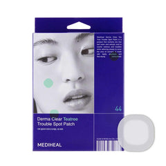 MEDIHEAL Derma Clear Teatree Treatment Spot Patch (44 Counts) - Acne Relief, Oil and Moisture Balance with Teatree & Salicylic Acid
