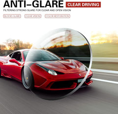 Polarized Sunglasses for Men Women Rimless Frame Driving Glasses UV400 Protection Mirror Lens Shades Sport Eyewear Eyeglasses