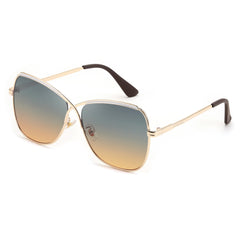 FEISEDY Womens Pilot Sunglasses Oversized Butterfly X Shape Design Cateye Cute Lady Sunglasses B2738