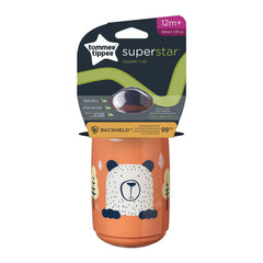 Tommee Tippee Sippee Trainer Cup Sippy Bottle For Toddlers, Leakproof 390ml, 12M+, Orange