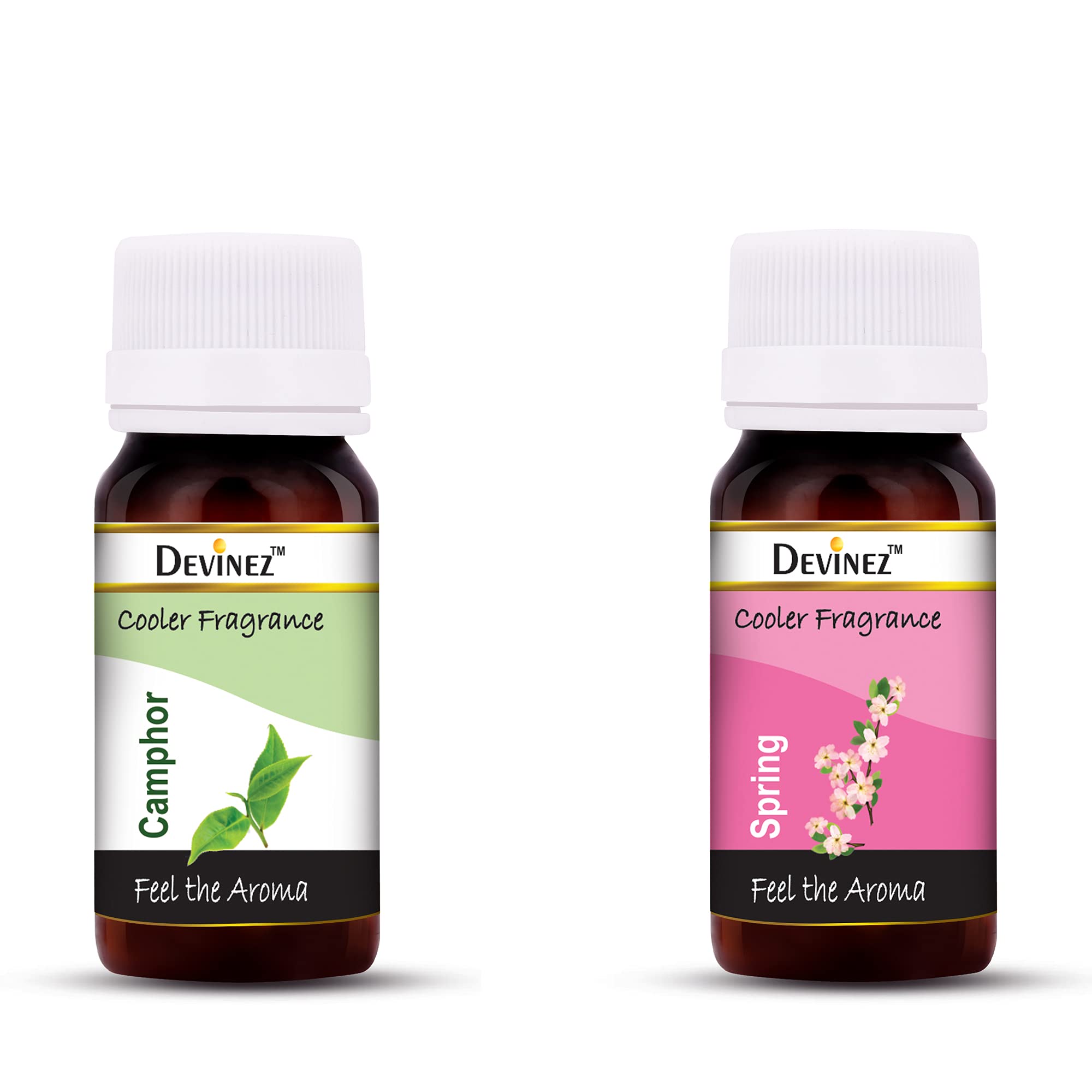 Devinez Camphor + Spring (Aqua Fresh) Cooler Perfume, 60ml Each