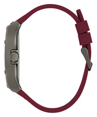 G-Cube Red Leather Multifunction Watch