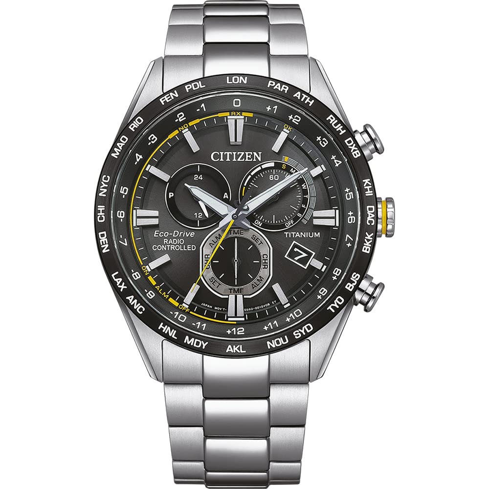 Citizen Men Chronograph Eco-Drive Watch with Titanium Strap
